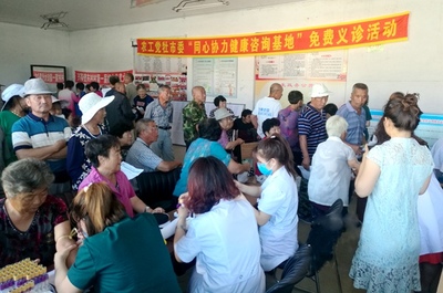 農(nóng)工黨牡丹江市委會開展惠民免費(fèi)義診健康咨詢服務(wù)活動